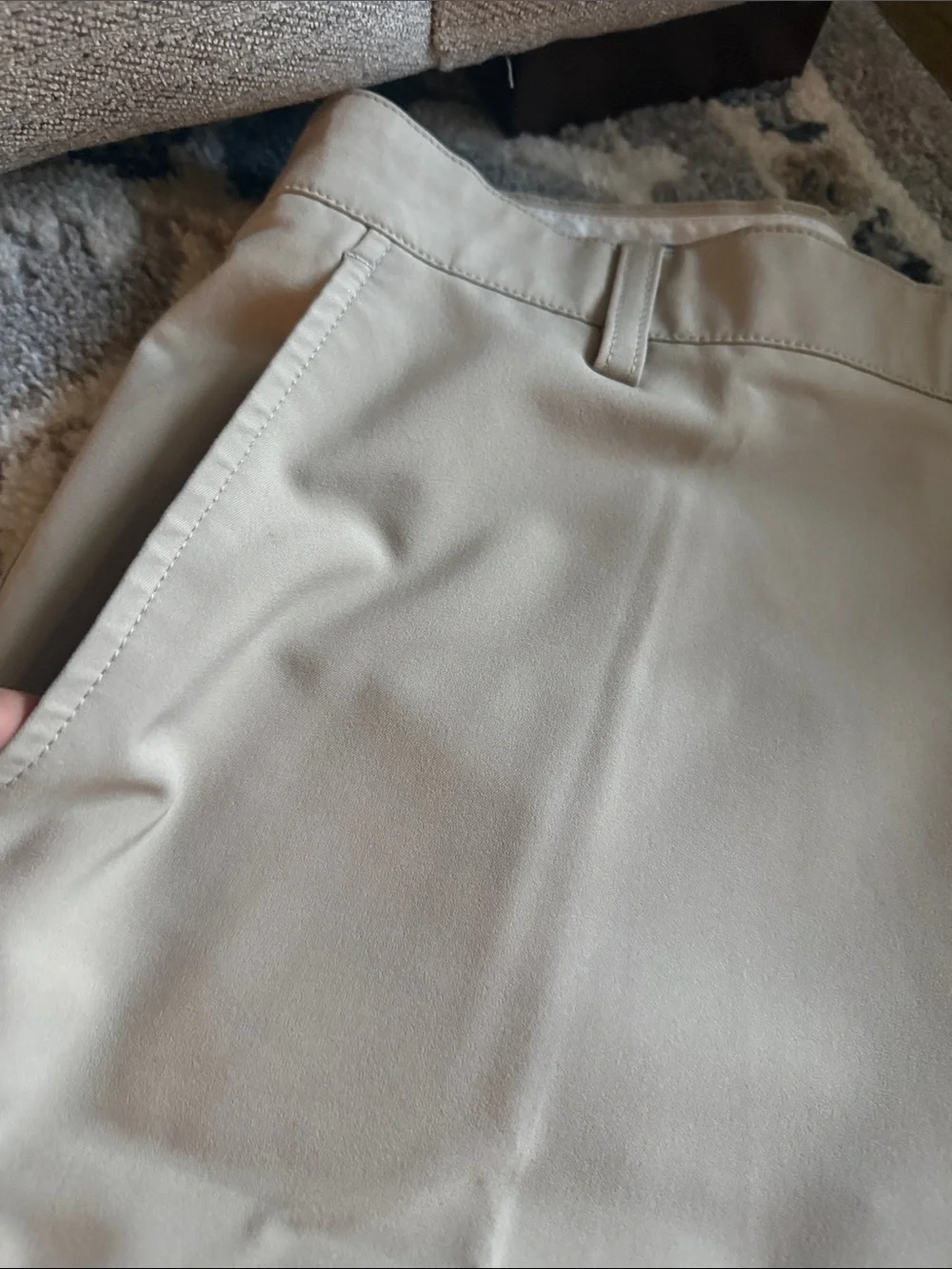 FootJoy Men's Flat-Front Golf Shorts - Khaki size W34